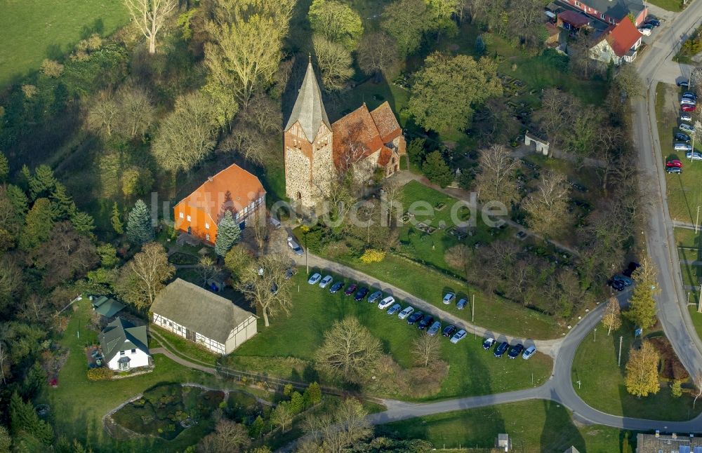 Luftbild Dargun - St. Johanniskirche Levin in Dargun im Bundesland Mecklenburg-Vorpommern