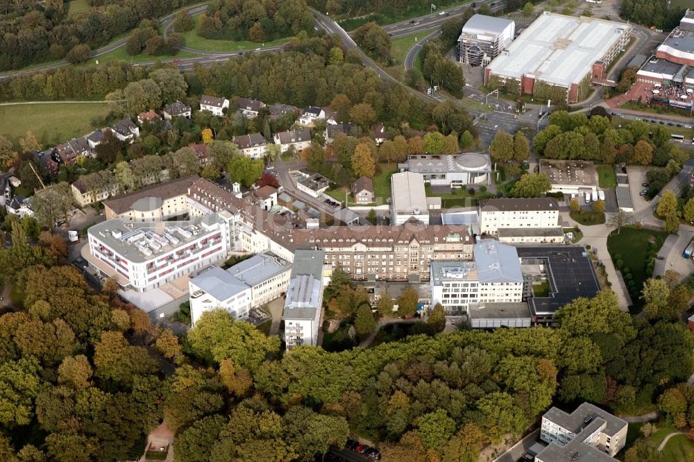 Bochum von oben - St. Josef Hospital in Bochum im Bundesland Nordrhein-Westfalen