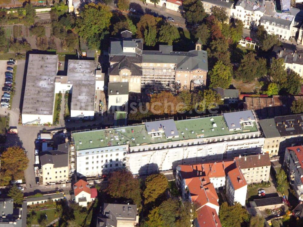 Potsdam aus der Vogelperspektive: St. Joseph-Krankenhaus