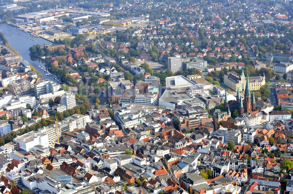 Luftaufnahme Oldenburg - St. Lamberti Kirche Oldenburg