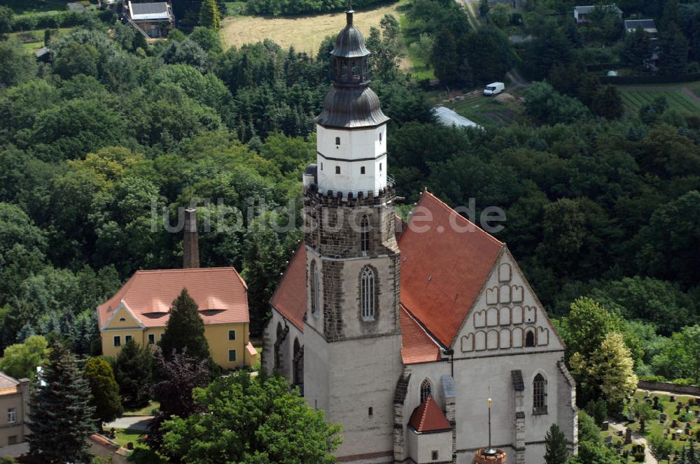 Kamenz von oben - St. Marien Kamenz