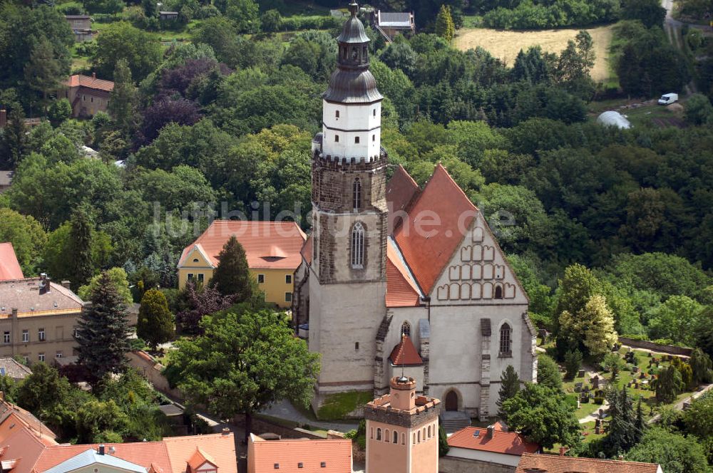 Kamenz aus der Vogelperspektive: St. Marien Kamenz