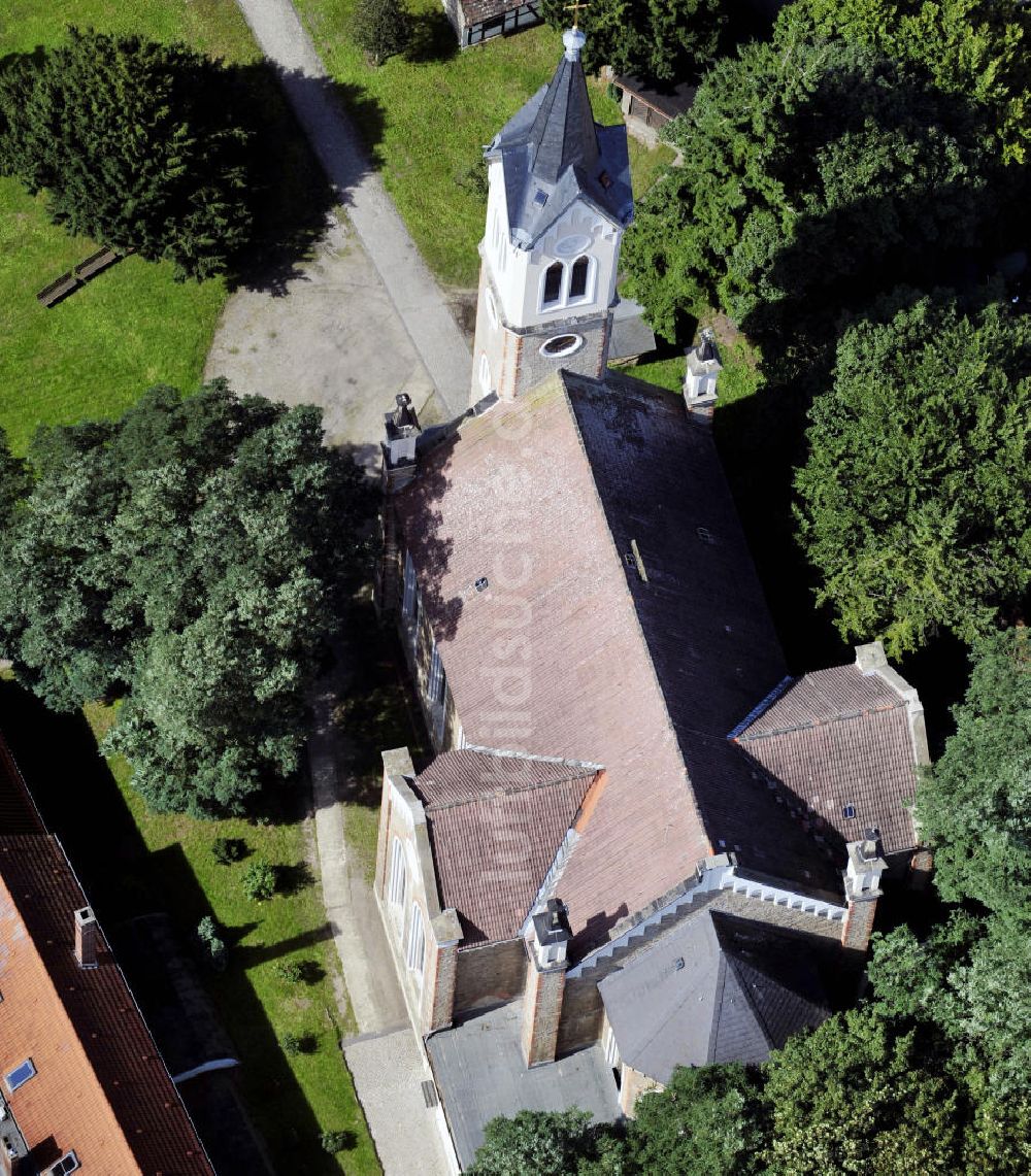 Luftbild Dessau-Rosslau - St. Marien Kirche Dessau-Rosslau