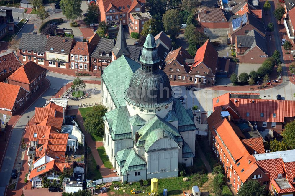 Luftbild Haren - St. Martinus Kirche Haren im Emsland