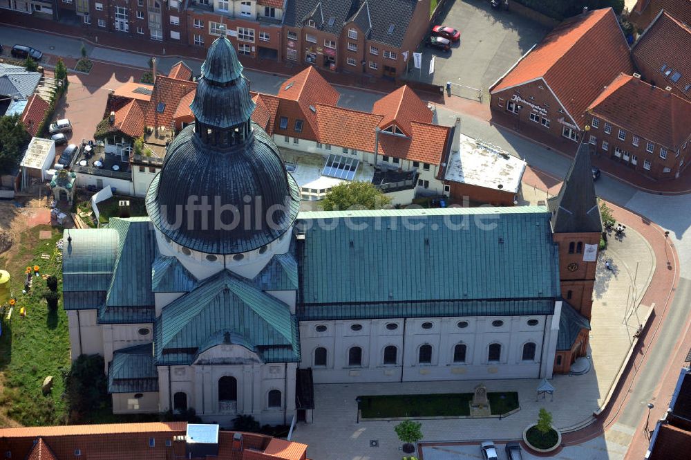 Luftbild Haren - St. Martinus Kirche Haren im Emsland