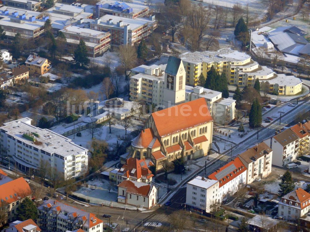 Freiburg aus der Vogelperspektive: St. Michael Freiburg