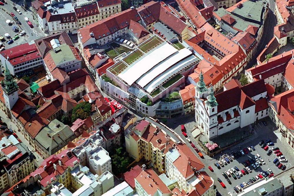 Luftaufnahme Brno / Brünn - St.-Michael-Kirche