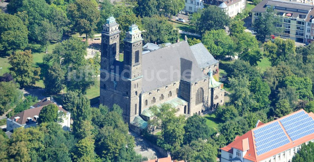 Luftbild Saarbrücken - St. Michael Kirche in Saarbrücken im Saarland