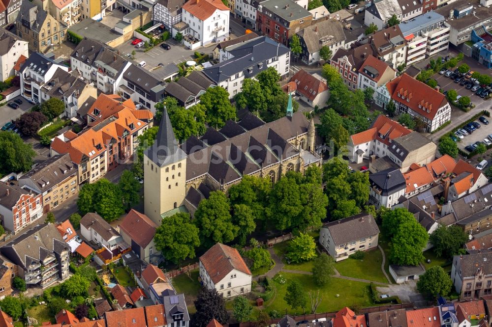 Luftbild Lippstadt - St.-Nicolai-Kirche in Lippstadt im Bundesland Nordrhein-Westfalen