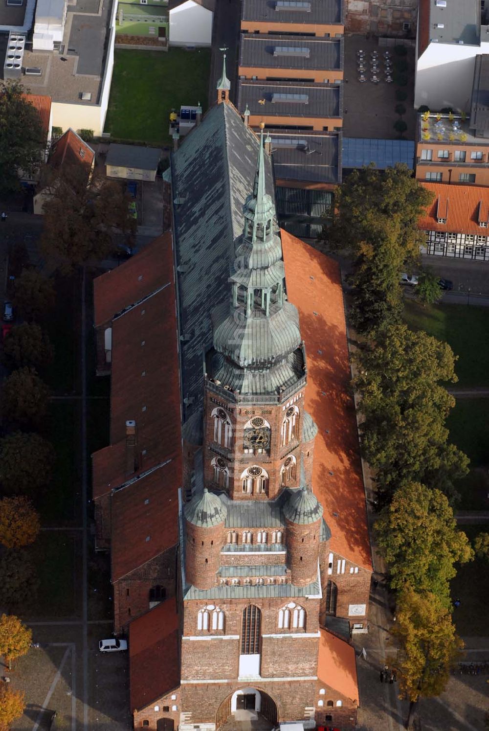 Luftaufnahme Greifswald - St. Nikolaikirche