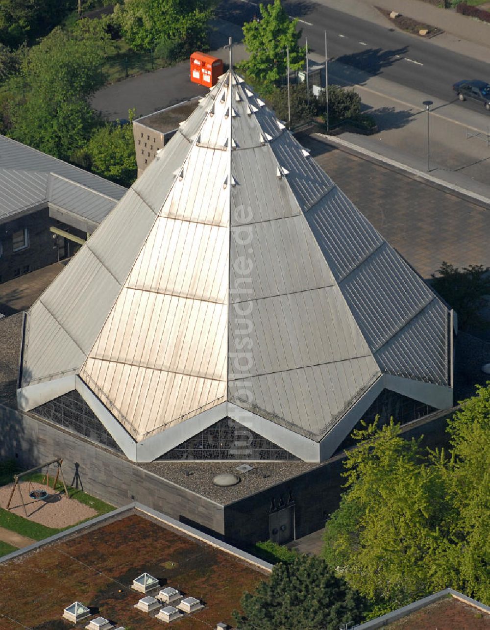 Luftbild Fulda - St. Paulus Kirche in Fulda