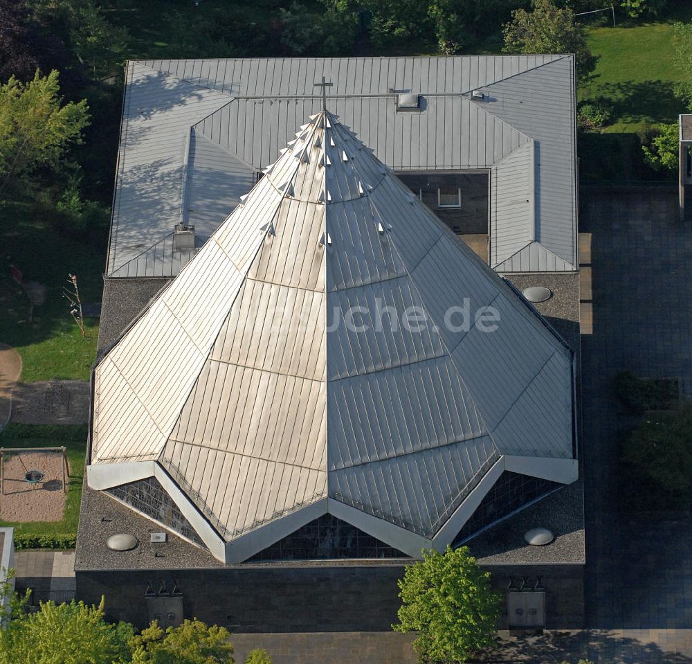 Luftbild Fulda - St. Paulus Kirche in Fulda