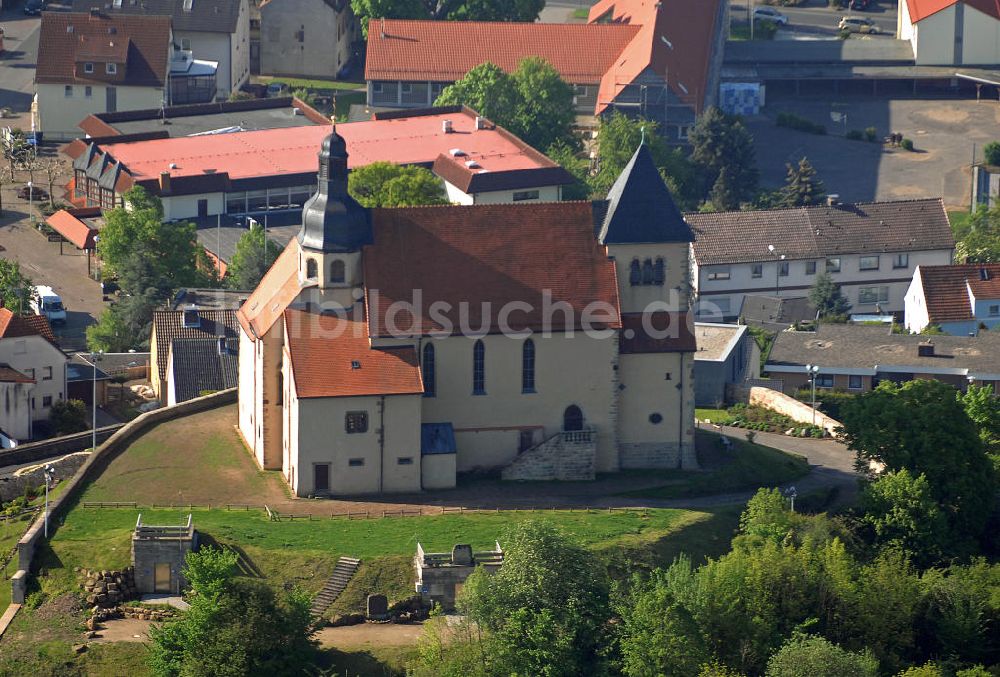 Luftbild Fulda - St. Peter Kirche in Fulda