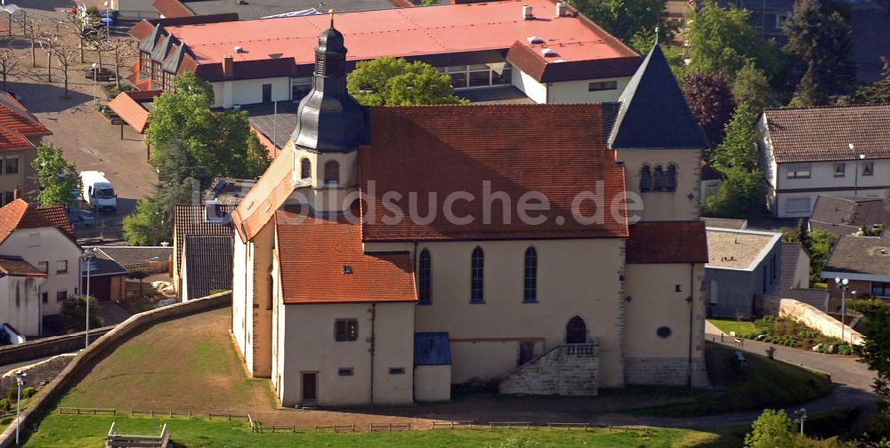 Luftaufnahme Fulda - St. Peter Kirche in Fulda