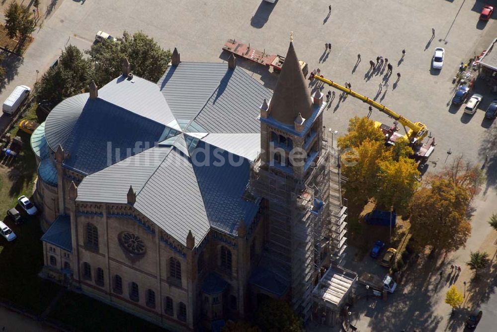 Potsdam von oben - St. Peter und Paul in Potsdam