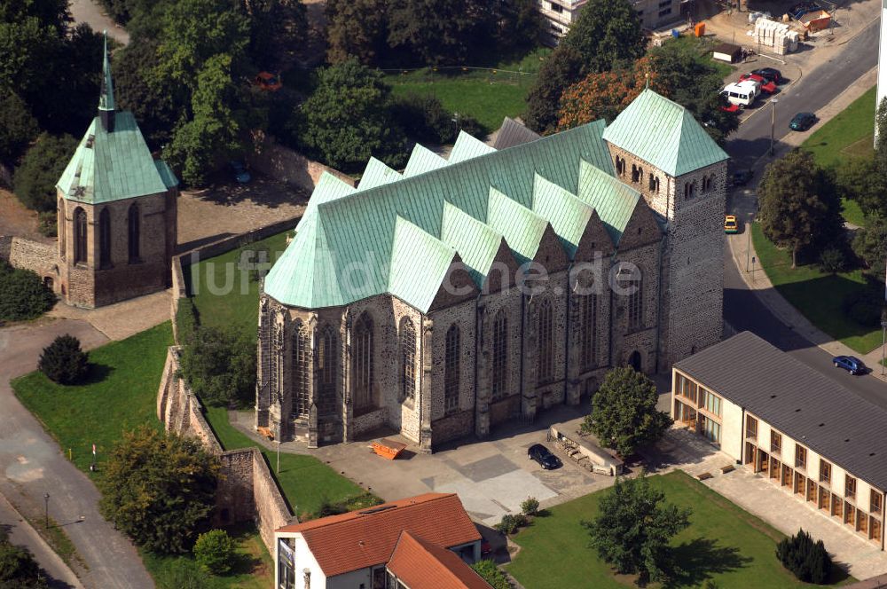 Luftbild Magdeburg - St. Petri in Magdeburg