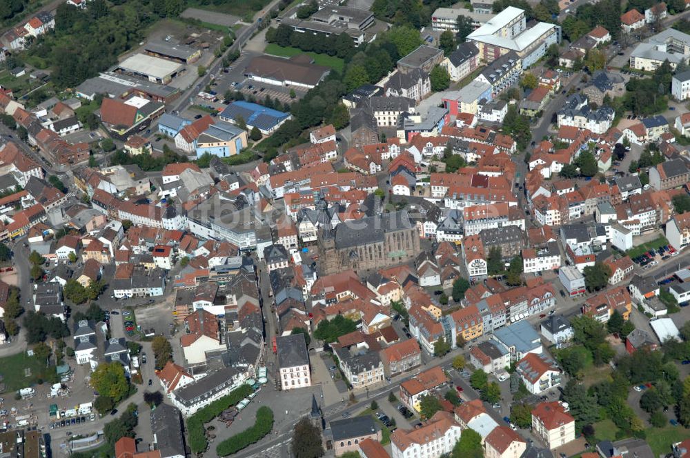 St. Wendel von oben - St. Wendel im Saarland