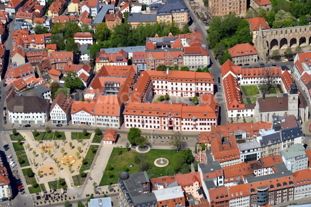 Erfurt aus der Vogelperspektive: Staatskanzlei in Erfurt im Bundesland Thüringen