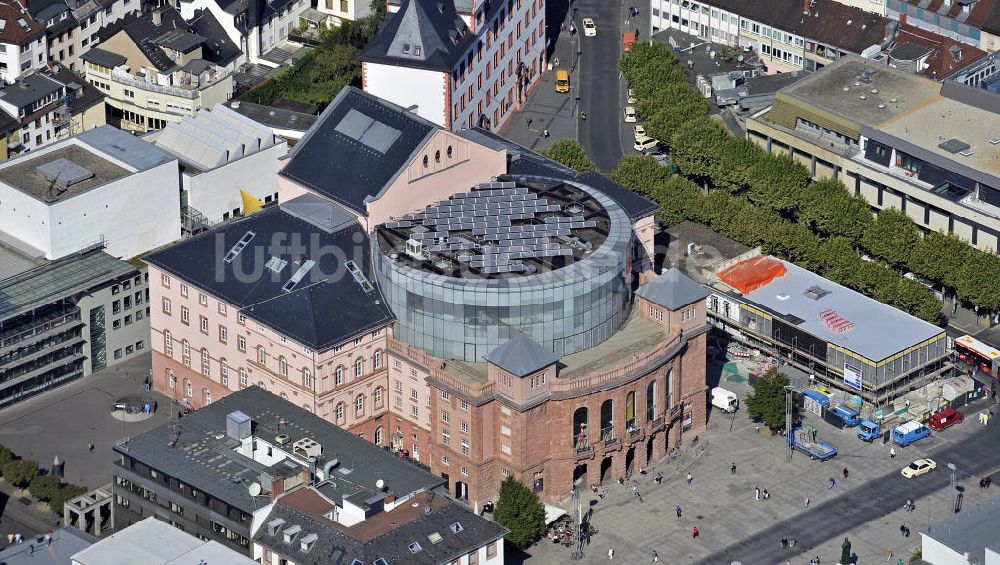 Luftbild Mainz - Staatstheater Mainz