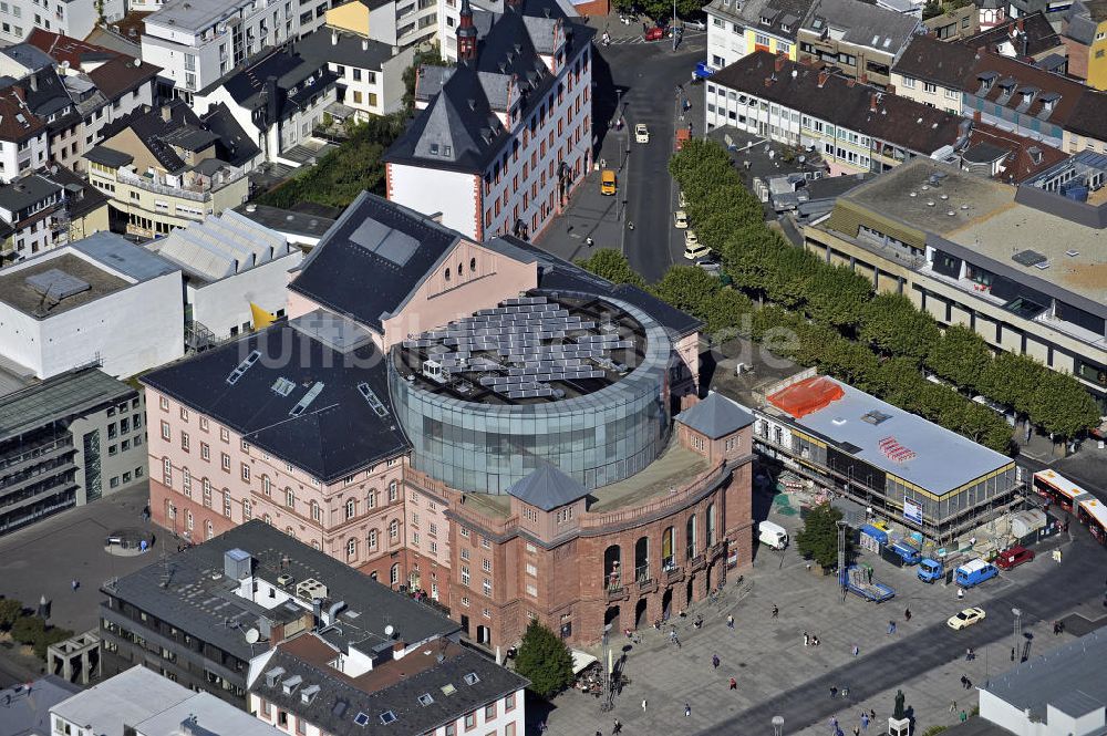 Luftaufnahme Mainz - Staatstheater Mainz