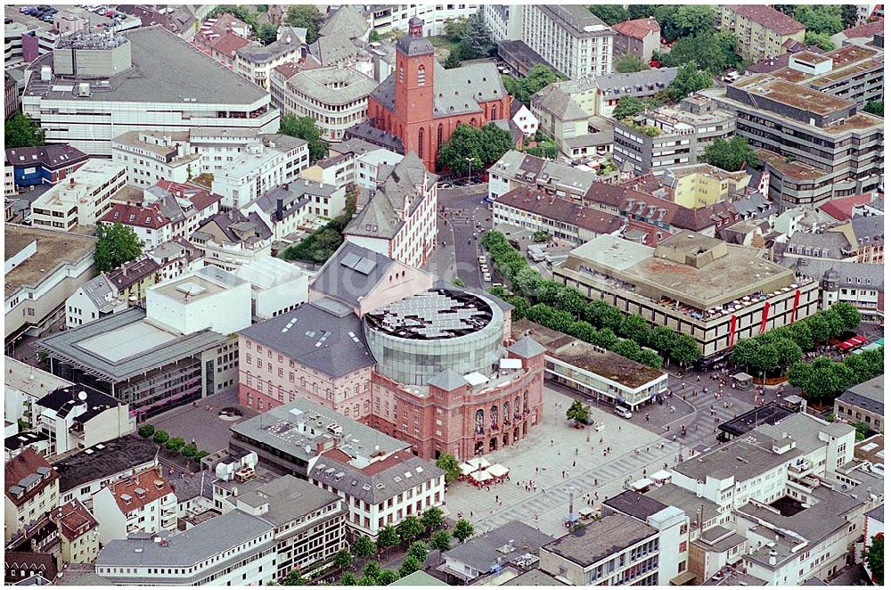 Luftaufnahme Mainz - Staatstheater Mainz