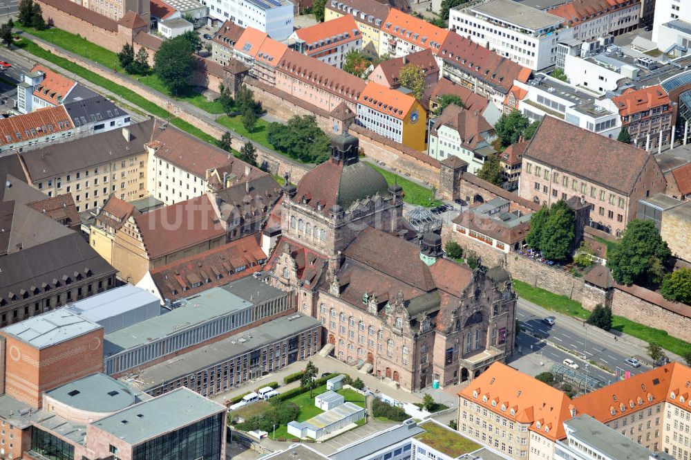 Luftaufnahme Nürnberg - Staatstheater Nürnberg in Bayern