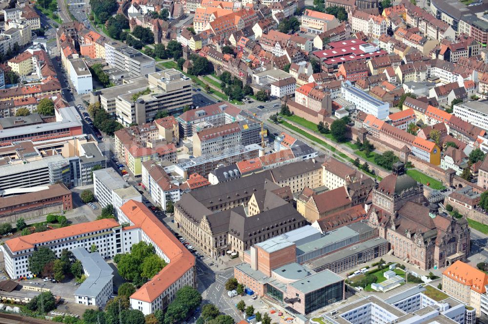 Nürnberg von oben - Staatstheater Nürnberg in Bayern