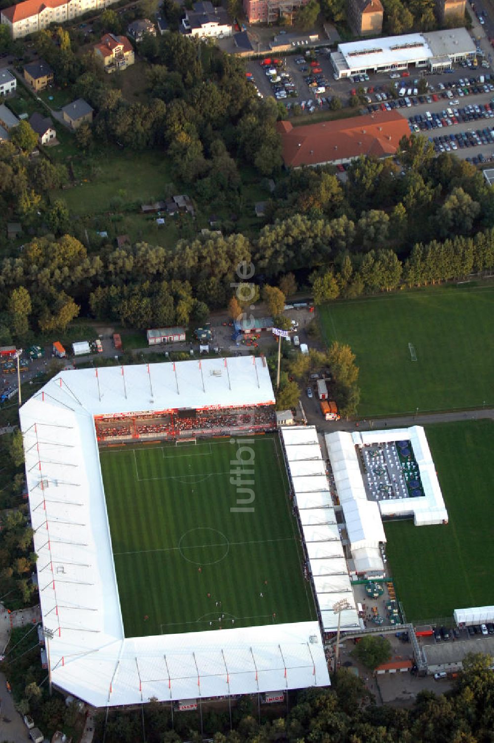 Luftbild Berlin - Stadion Alte Försterei des 1. FC Union in Berlin-Köpenick