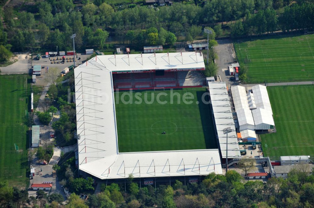 Berlin-Köpenick aus der Vogelperspektive: Stadion Alte Försterei des 1. FC Union in Berlin-Köpenick