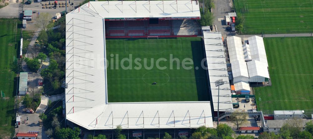 Luftbild Berlin-Köpenick - Stadion Alte Försterei des 1. FC Union in Berlin-Köpenick