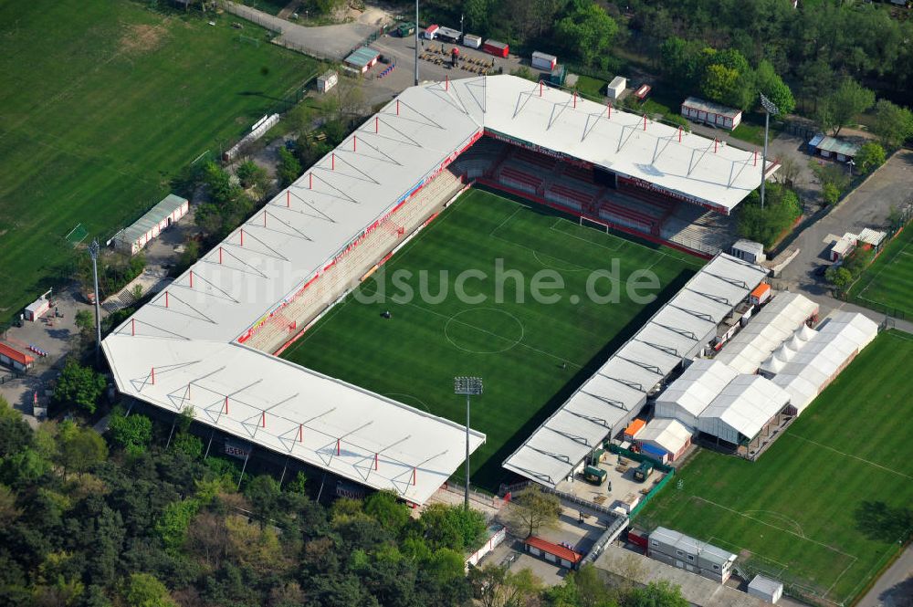 Luftbild Berlin-Köpenick - Stadion Alte Försterei des 1. FC Union in Berlin-Köpenick