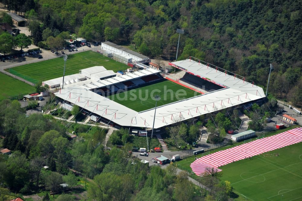 Luftaufnahme Berlin - Stadion Alte Försterei des 1. FC Union in Berlin-Köpenick