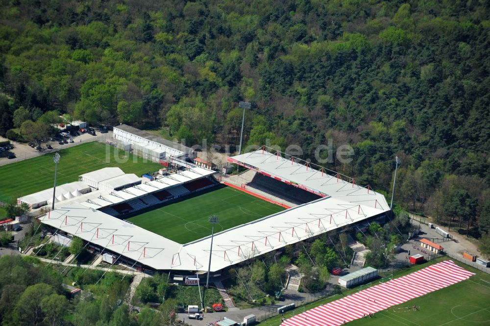 Berlin von oben - Stadion Alte Försterei des 1. FC Union in Berlin-Köpenick