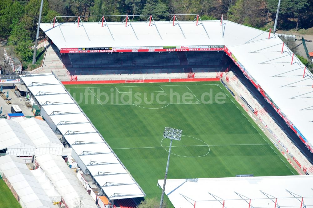 Luftaufnahme Berlin - Stadion Alte Försterei des 1. FC Union in Berlin-Köpenick