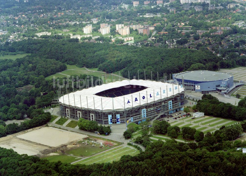 Luftbild Hamburg - Stadion AOL Arena in Hamburg