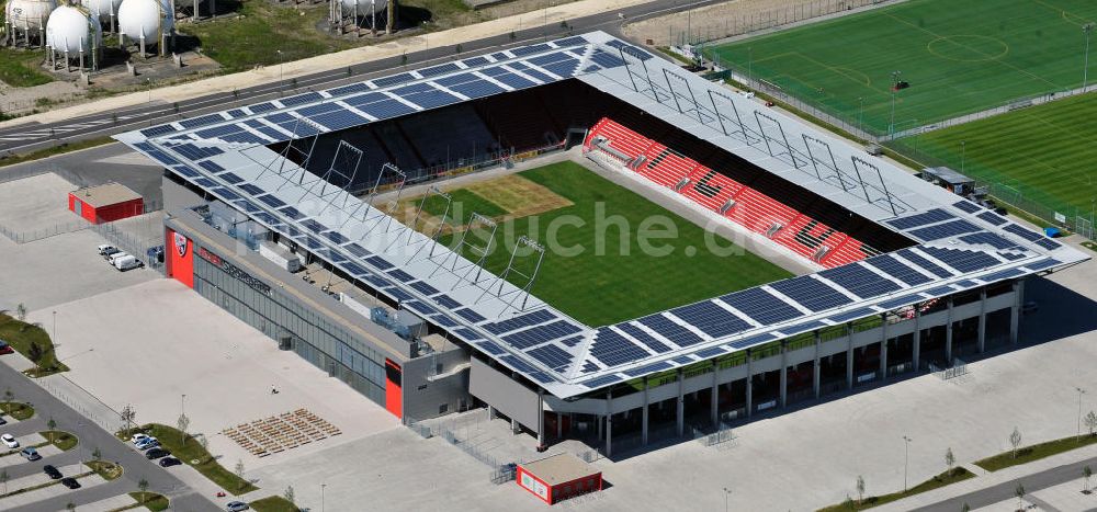 Luftaufnahme Ingolstadt - Stadion Audi Sportpark in Ingolstadt / Bayern