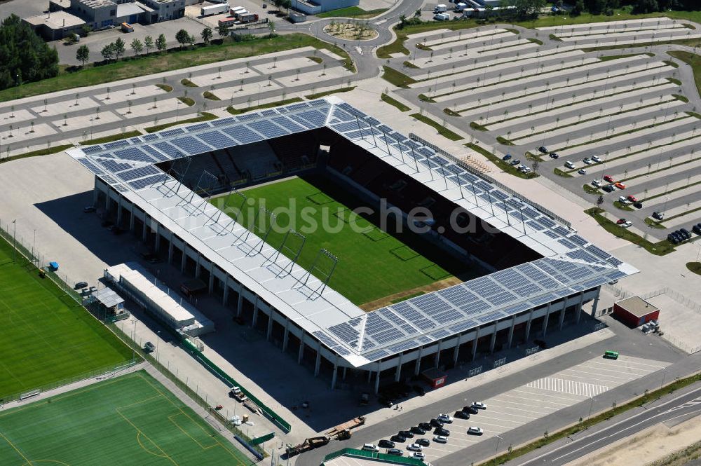 Luftbild Ingolstadt - Stadion Audi Sportpark in Ingolstadt / Bayern