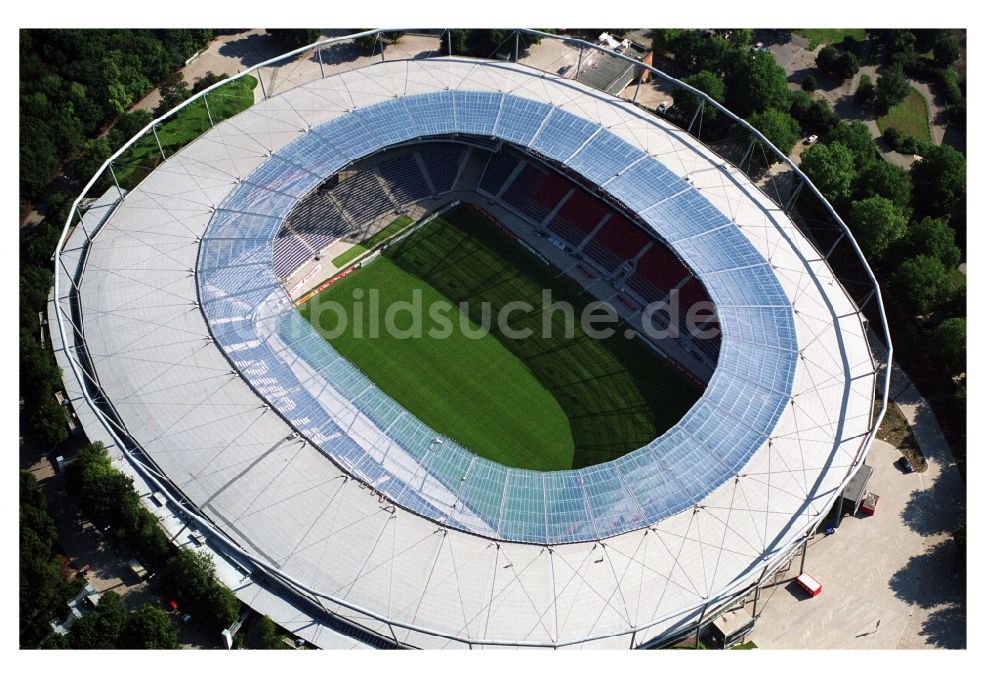 Luftbild Hannover - Stadion AWD-Arena im Stadtteil Calenberger Neustadt von Hannover in Niedersachsen