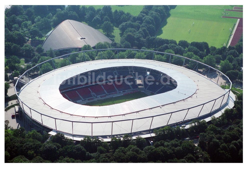 Luftbild Hannover - Stadion AWD-Arena im Stadtteil Calenberger Neustadt von Hannover in Niedersachsen