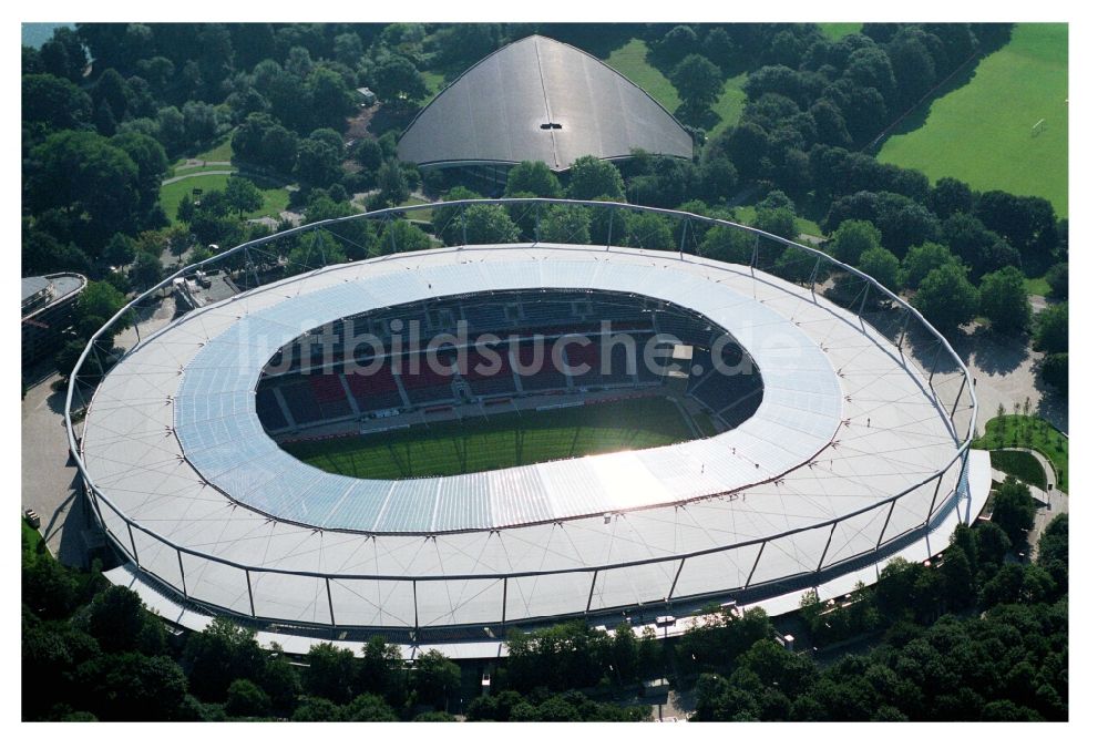 Luftaufnahme Hannover - Stadion AWD-Arena im Stadtteil Calenberger Neustadt von Hannover in Niedersachsen