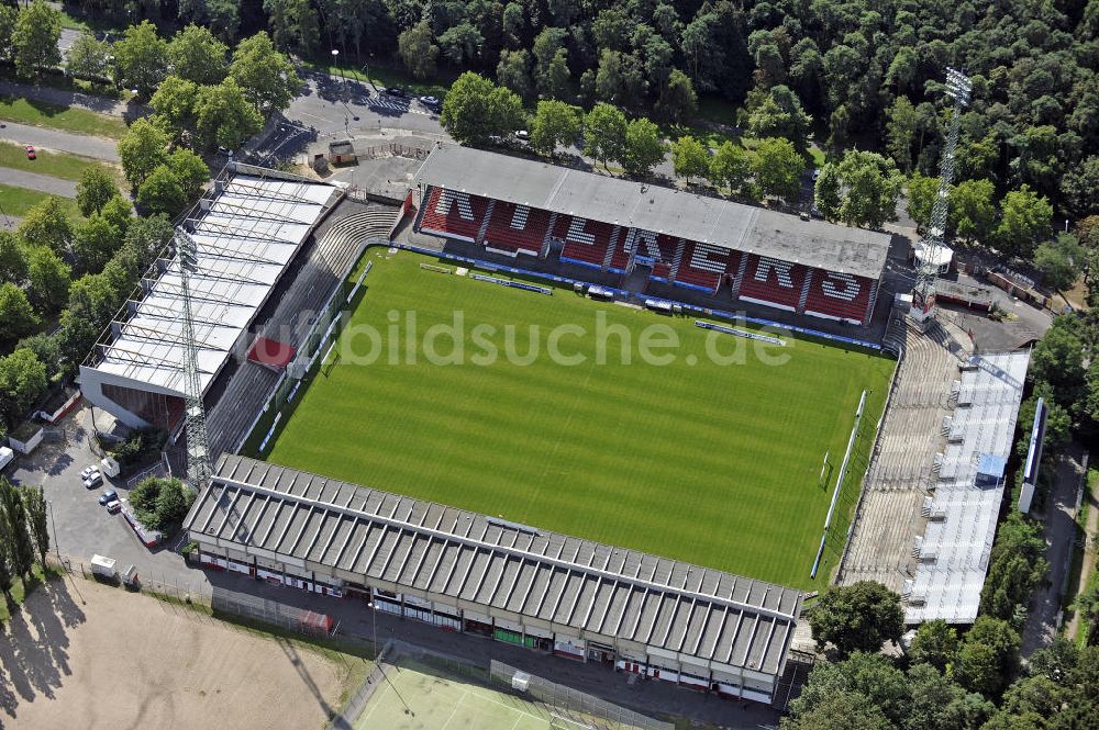 Luftaufnahme Offenbach - Stadion Bieberer Berg Offenbach