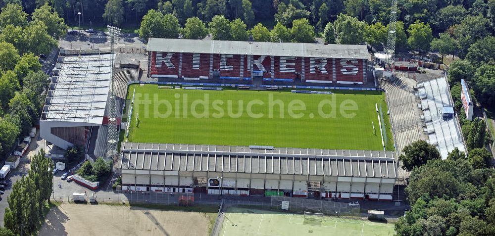 Luftaufnahme Offenbach - Stadion Bieberer Berg Offenbach