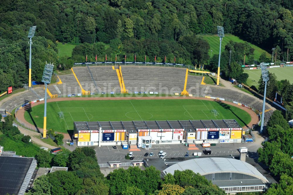 Luftaufnahme Darmstadt - Stadion am Böllenfalltor in Darmstadt des SV Darmstadt 98