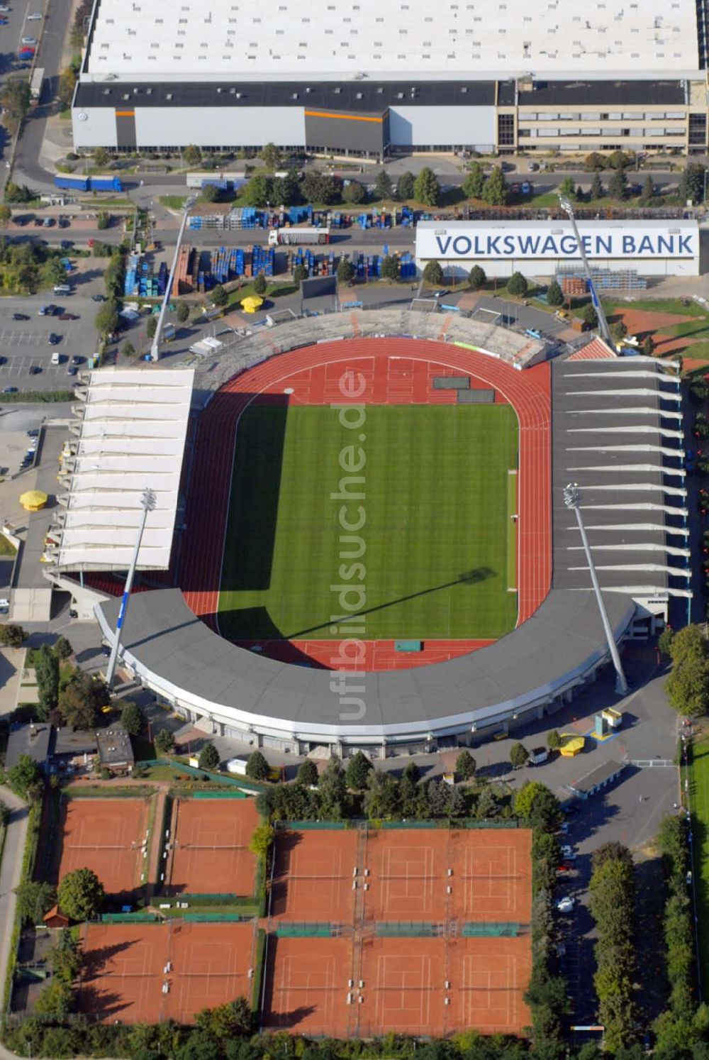 Braunschweig von oben - Stadion Braunschweig