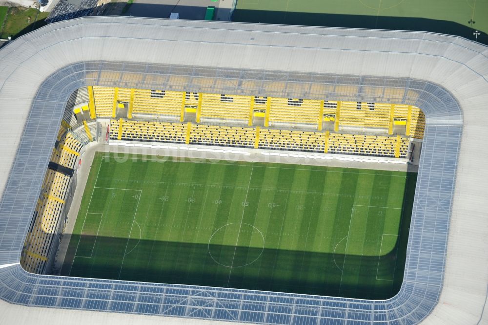 Luftaufnahme Dresden - Stadion DDV-Stadion Dresden im Bundesland Sachsen