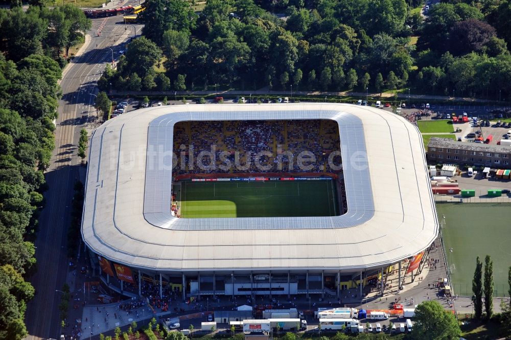 Luftaufnahme Dresden - Stadion DDV-Stadion Dresden im Bundesland Sachsen