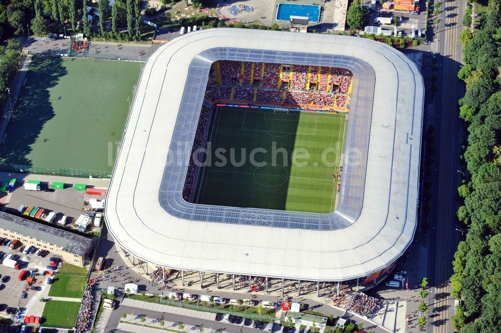 Luftbild Dresden - Stadion DDV-Stadion Dresden im Bundesland Sachsen