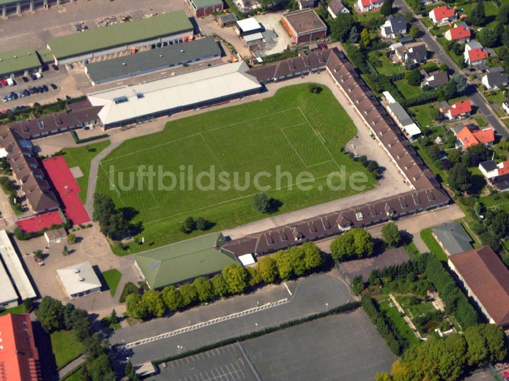 Luftbild Detmold - Stadion in Detmold