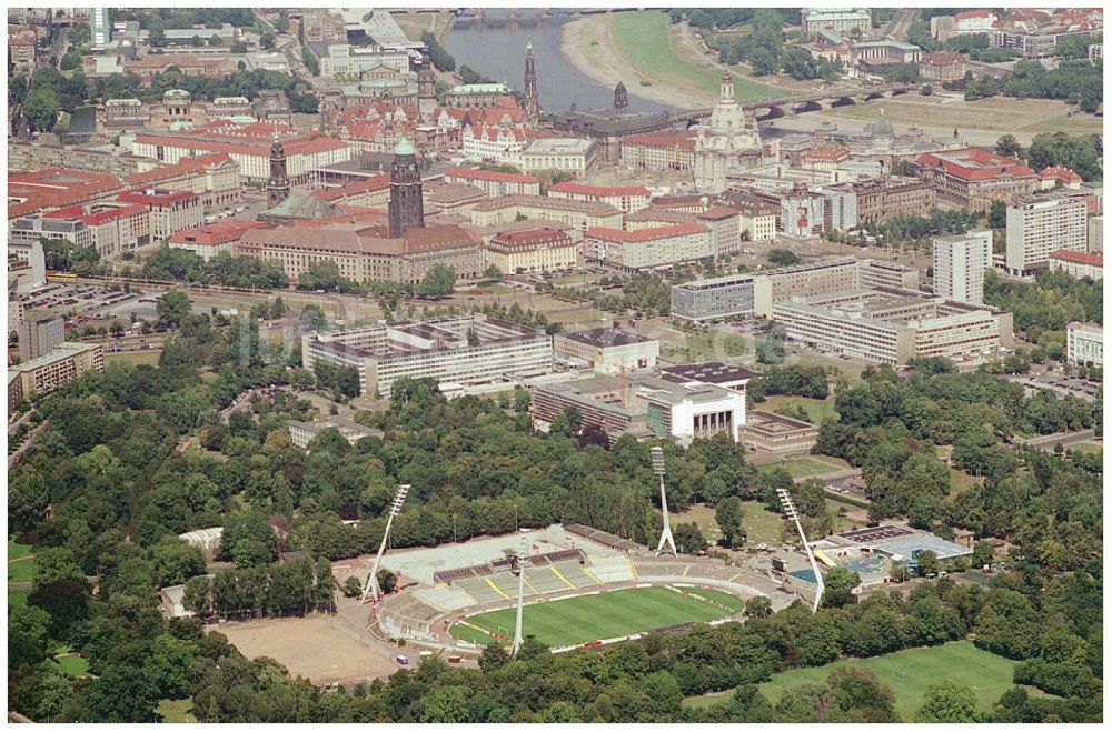 Luftbild Dresden - Stadion Dresden