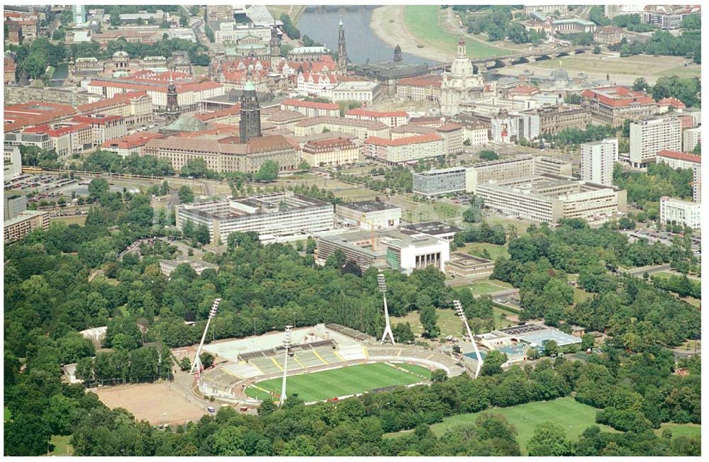 Luftbild Dresden - Stadion Dresden